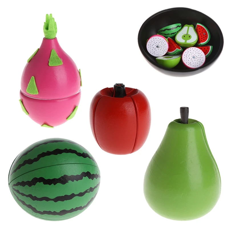 1Pc Wood Cutting Food Fruit Chopping Pretend Play Educational Toy Gift For Children Dragon fruit/Watermelon/Apple/Pear
1Pc Wood Cutting Food Fruit Chopping Pretend Play Educational Toy Gift For Children Dragon fruit/Watermelon/Apple/Pear