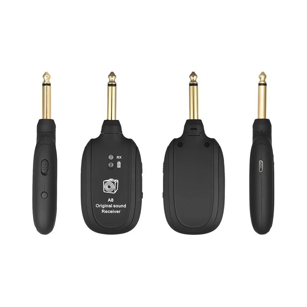 UHF Wireless Guitar Transmitter Receiver Set 730mhz 50M Range for Electric Guitars Bass Violin EDF88
UHF Wireless Guitar Transmitter Receiver Set 730mhz 50M Range for Electric Guitars Bass Violin EDF88