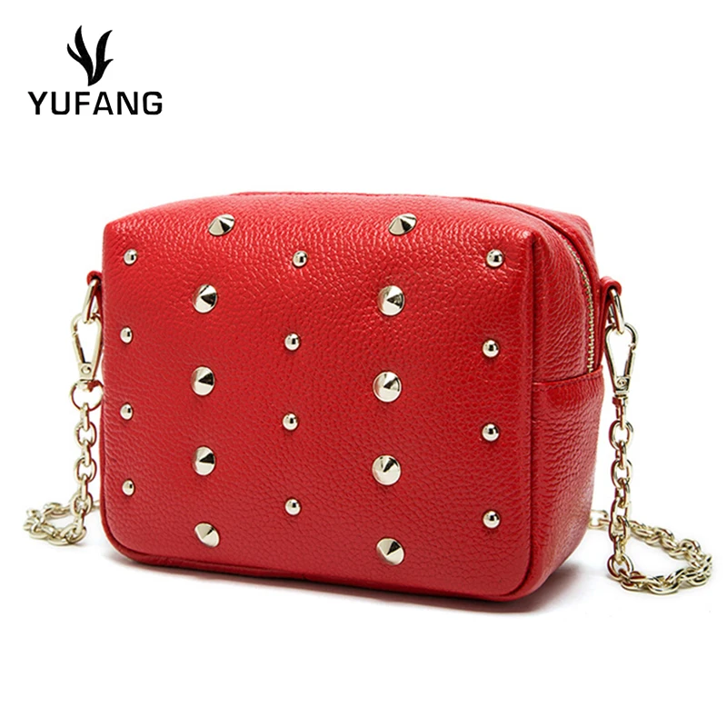 YUFANG Genuine Leather Ladies Messenger Bag Classic Willow Nails Women Dialy Bag Korean Style Crossbody Bag Ladies Six Color
YUFANG Genuine Leather Ladies Messenger Bag Classic Willow Nails Women Dialy Bag Korean Style Crossbody Bag Ladies Six Color