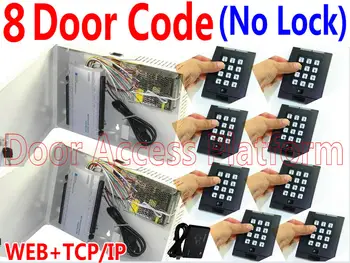 8 Door Code Reader Kit PSU Power Supply+8 Password Code/RFID readers 8 Access Controller Network TCP/IP Web Control No Lock kit
8 Door Code Reader Kit PSU Power Supply+8 Password Code/RFID readers 8 Access Controller Network TCP/IP Web Control No Lock kit