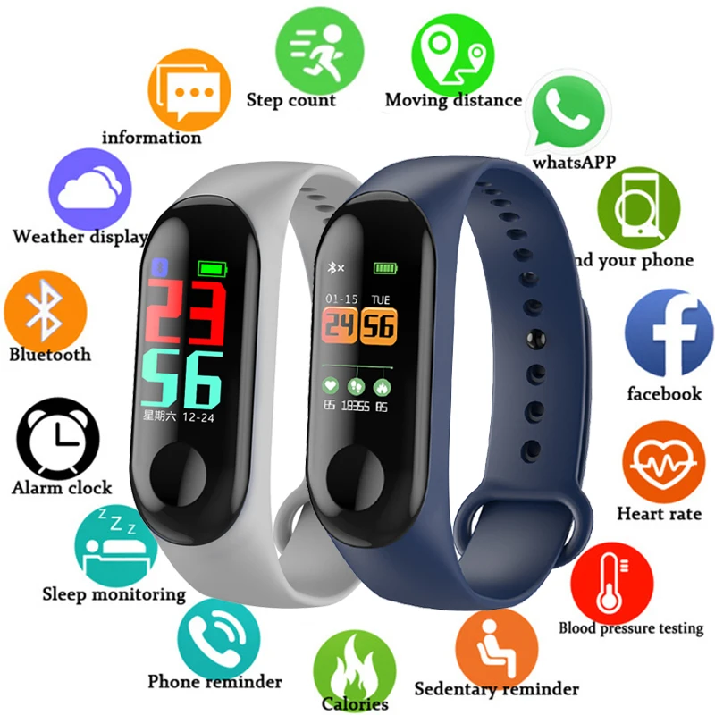 2019 New Smart Sports Men And Women Bracelet Heart Rate Sleep Monitoring Pedometer Waterproof Watch Men And Women Bluetooth Brac
2019 New Smart Sports Men And Women Bracelet Heart Rate Sleep Monitoring Pedometer Waterproof Watch Men And Women Bluetooth Brac