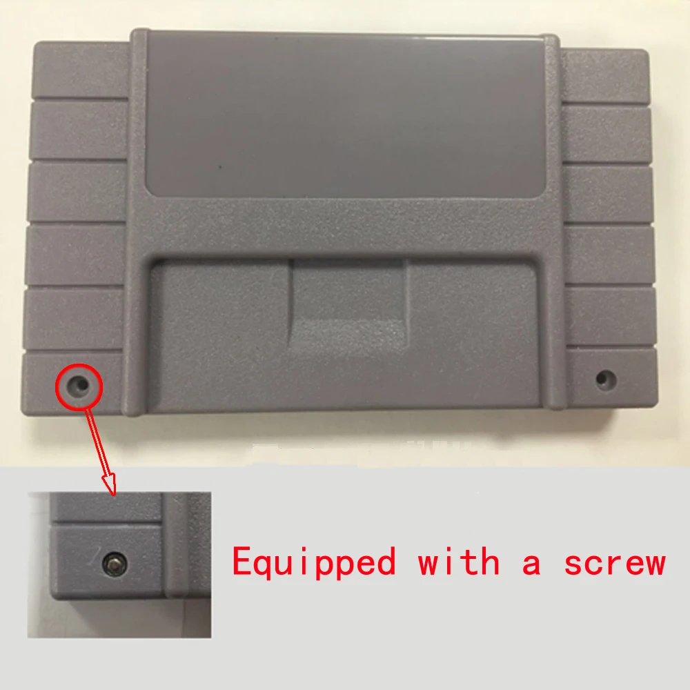 US Version 16bit Game Cartridge Replacement Plastic card Shell for Nintendo For SNES game Console with Screw
US Version 16bit Game Cartridge Replacement Plastic card Shell for Nintendo For SNES game Console with Screw