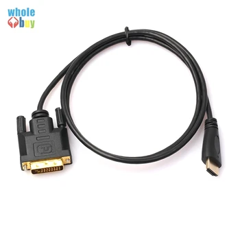 1M 1.8M 3M 5MHDMI to DVI Cable Rated High Speed Bi-Directional HDMI to DVI Cable Adapter 24+1 pin Gold Plated upports 100pcs/lot
1M 1.8M 3M 5MHDMI to DVI Cable Rated High Speed Bi-Directional HDMI to DVI Cable Adapter 24+1 pin Gold Plated upports 100pcs/lot