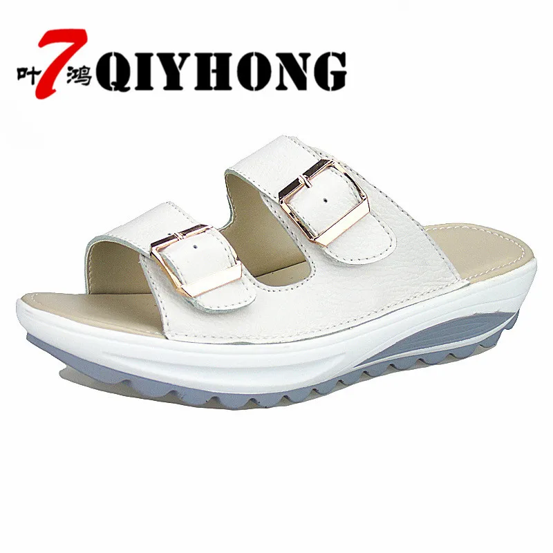 2018 Summer New Style Leather Wedge With Thick Bottom Muffin With Women'S Sandals Casual Sandals Shoes Woman light
2018 Summer New Style Leather Wedge With Thick Bottom Muffin With Women'S Sandals Casual Sandals Shoes Woman light