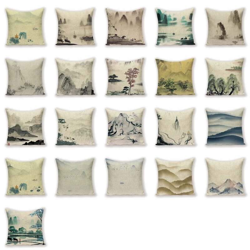 Vintage Decorative Cushion Covers Farmhouse Decor Oil Painting Beautiful Scenery Home Pillow Cover Landscape Throw Pillows Cases
Vintage Decorative Cushion Covers Farmhouse Decor Oil Painting Beautiful Scenery Home Pillow Cover Landscape Throw Pillows Cases