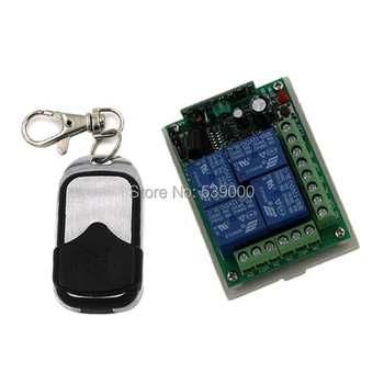 Hot Selling 12V 4CH Small Channel Wireless Remote Control Radio Switch 315mhz Transmitter Receiver 200m High Sensitivity
Hot Selling 12V 4CH Small Channel Wireless Remote Control Radio Switch 315mhz Transmitter Receiver 200m High Sensitivity