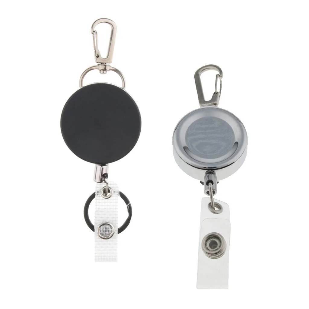 Keychain Tool Heavy Duty Retractable Key Chain Holder Reel Keyring - ID Clip Badge Nylon+ Iron Chrome Plated+ Steel Wire
Keychain Tool Heavy Duty Retractable Key Chain Holder Reel Keyring - ID Clip Badge Nylon+ Iron Chrome Plated+ Steel Wire