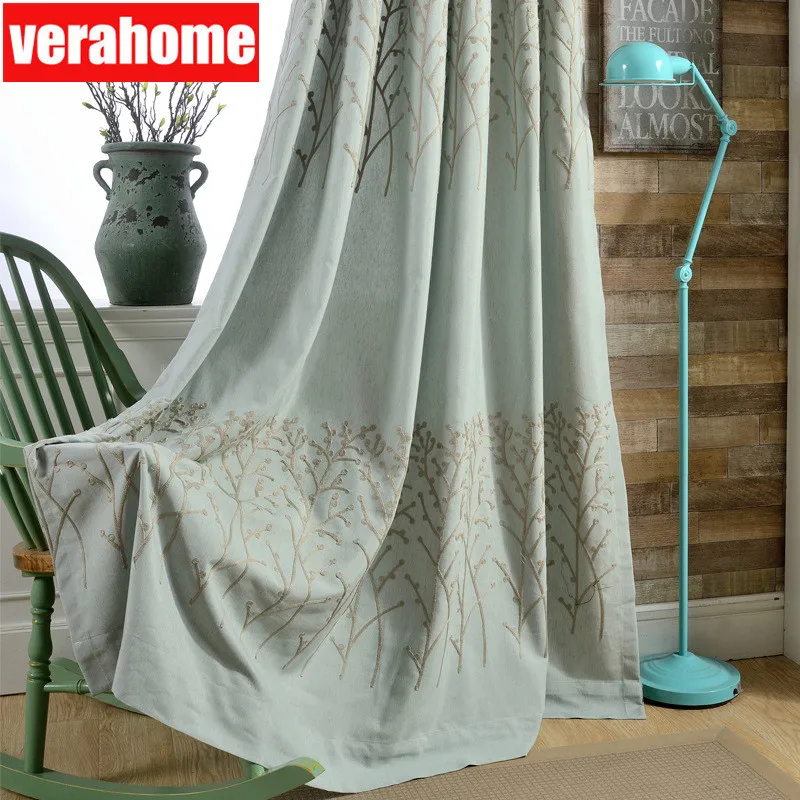 Modern and simple American country curtain cotton and linen embroidery curtain screen for living room bedroom Kitchen windows
Modern and simple American country curtain cotton and linen embroidery curtain screen for living room bedroom Kitchen windows