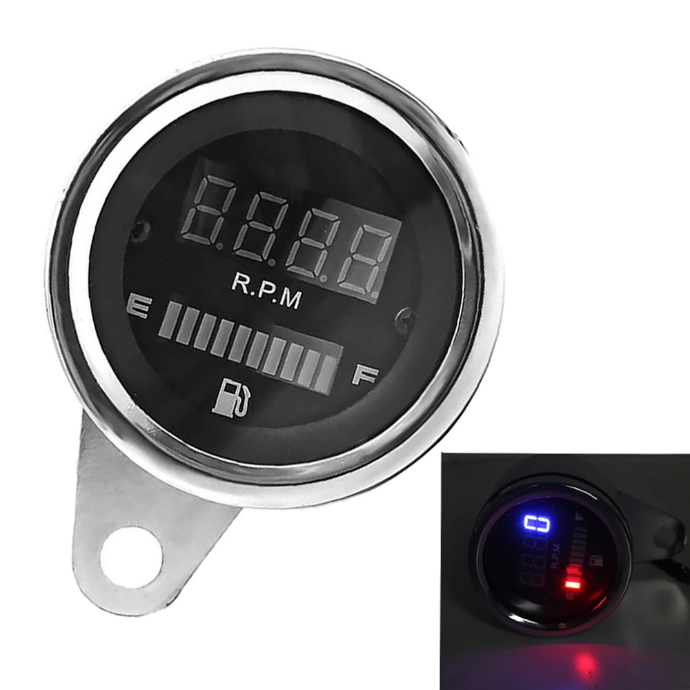New Replacement 2 In 1 Motorcycle LED Digital Speedometer Tachometer Fuel Gauge 12V Universal Styling Shipping Free
New Replacement 2 In 1 Motorcycle LED Digital Speedometer Tachometer Fuel Gauge 12V Universal Styling Shipping Free