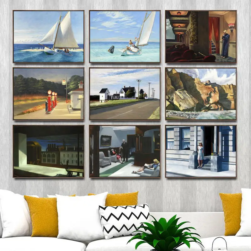 Home Decoration Art Wall Pictures Fro Living Room Poster Print Canvas Paintings American Edward Hoppe Surge
Home Decoration Art Wall Pictures Fro Living Room Poster Print Canvas Paintings American Edward Hoppe Surge