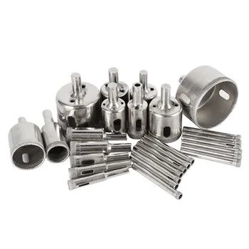 28Pcs/Set Diamond Drill Bit Hollow Drill Hole Saw Bit 6-50mm for Marble Tile Glass _WK
28Pcs/Set Diamond Drill Bit Hollow Drill Hole Saw Bit 6-50mm for Marble Tile Glass _WK