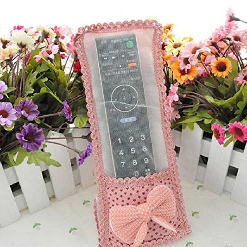 Bowknot Lace Remote Control Dustproof Case Cover Cute Decoration Bags TV Control Protector Organizer Storage
Bowknot Lace Remote Control Dustproof Case Cover Cute Decoration Bags TV Control Protector Organizer Storage