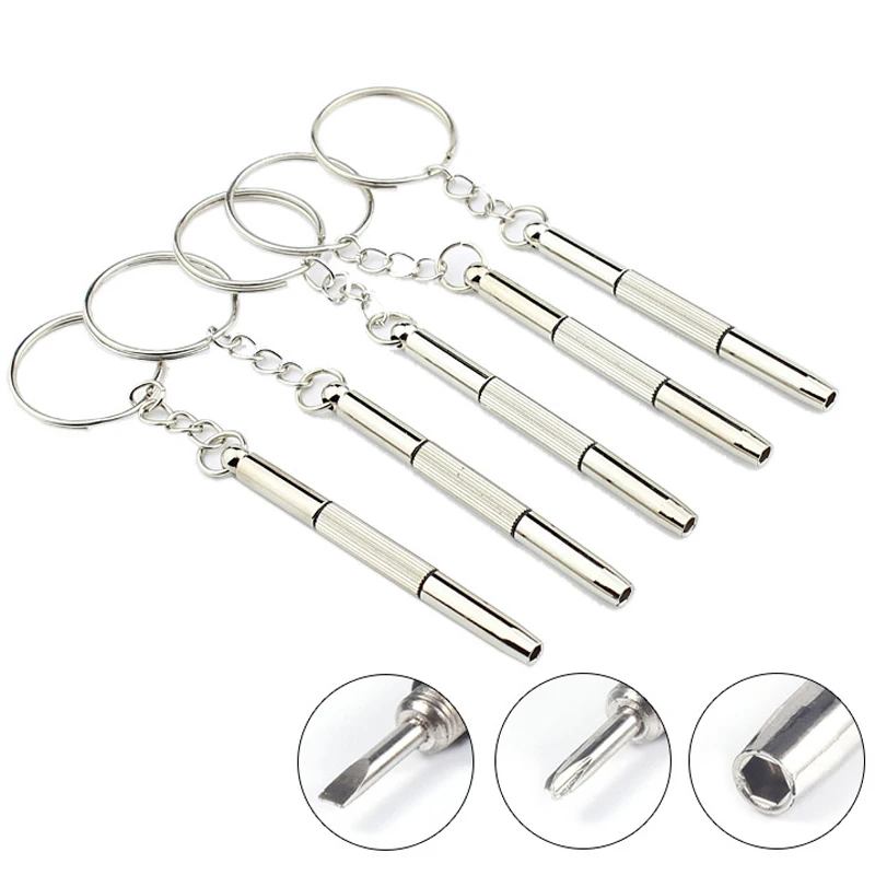 2019 New 3 in1 Eyeglass Screwdriver Hand Tools 3 in1 Eyeglass Screw driver Sunglass Watch Repair Kit with Keychain
2019 New 3 in1 Eyeglass Screwdriver Hand Tools 3 in1 Eyeglass Screw driver Sunglass Watch Repair Kit with Keychain