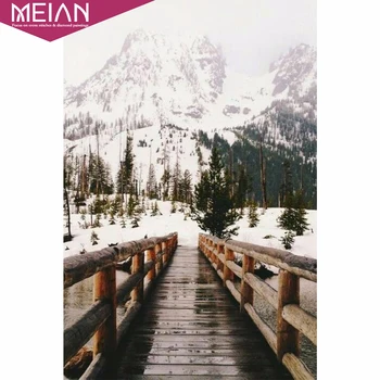 Meian,5d Diamond Mosaic Handmade Snow Bridge Diamond Painting Cross Stitch Diamond Embroidery Patterns Rhinestones Arts
Meian,5d Diamond Mosaic Handmade Snow Bridge Diamond Painting Cross Stitch Diamond Embroidery Patterns Rhinestones Arts