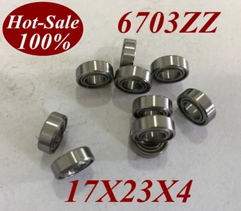 5pcs Low noisy 6703zz 6703Z 6703-ZZ 17X23X4 MM Deep groove ball bearing micro miniature small bearing motor bearing 
5pcs Low noisy 6703zz 6703Z 6703-ZZ 17X23X4 MM Deep groove ball bearing micro miniature small bearing motor bearing