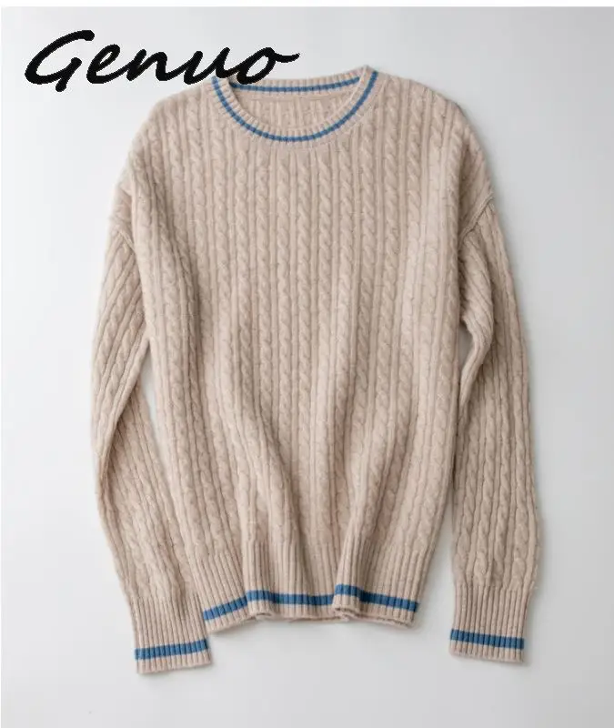 and pullovers knit long sleeve cashmere sweater female jumper
