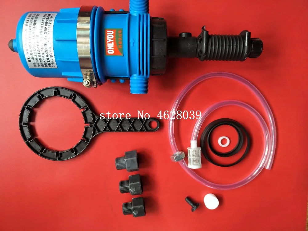 Fertilizer Injector Dispenser Proportioner 0.4%-4% 4C-30C ,water-driven chemical injector for fertilizer, livestock Top Quality
Fertilizer Injector Dispenser Proportioner 0.4%-4% 4C-30C ,water-driven chemical injector for fertilizer, livestock Top Quality