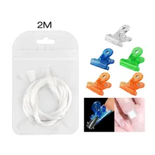 100/150/200 cm New Fibernails Acrílico Nails Dicas Formulário de Extensão De Fibra De Vidro Fibra De Vidro Unha Rápida Construção de Seda ferramenta de Manicure(China)