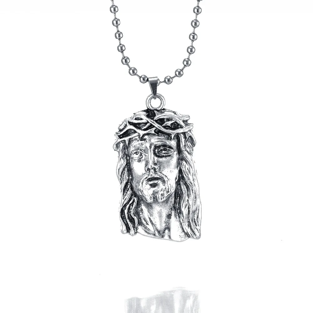 Hot silver color filled jesus piece pendant necklace for men women hip hop jewelry silver chunky chain long necklace gifts
Hot silver color filled jesus piece pendant necklace for men women hip hop jewelry silver chunky chain long necklace gifts