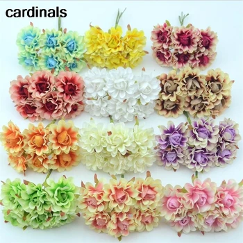 6pcs 4cm Silk Rose Artificial Poppy Flower Bouquet For Wedding Party Decoration Scrapbooking DIY Handmade Wreath Fake Flowers
6pcs 4cm Silk Rose Artificial Poppy Flower Bouquet For Wedding Party Decoration Scrapbooking DIY Handmade Wreath Fake Flowers
