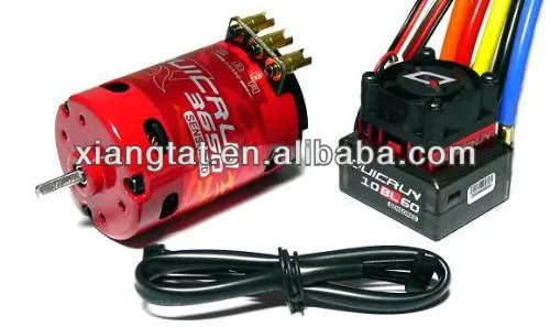 HOBBYWING QUICRUN 3650SD 1700KV 21.5T Sensored Brushless Motor & 60A ESC Program Card Combo
HOBBYWING QUICRUN 3650SD 1700KV 21.5T Sensored Brushless Motor & 60A ESC Program Card Combo