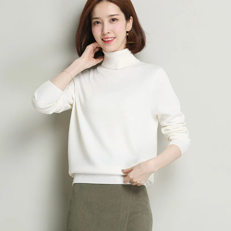 Women Wool Sweater Full Pullovers Turtleneck Sweet Cashmere Sweater Comfortable Soft Female Sweaters 76F005
Women Wool Sweater Full Pullovers Turtleneck Sweet Cashmere Sweater Comfortable Soft Female Sweaters 76F005