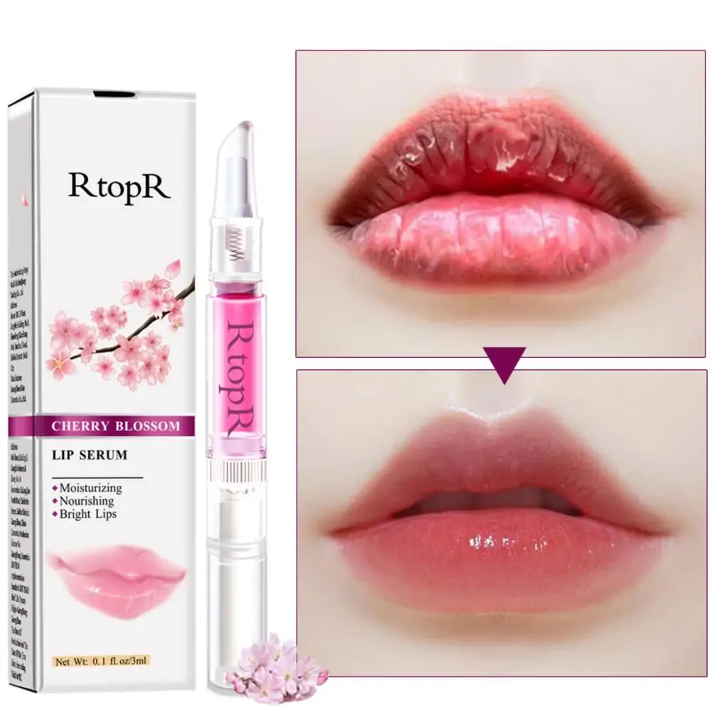 3ML Cherry Blossom Lips Care Serum Lips Balm Moisturizing Reduce Fine Lines Dry Crack Peeling Repair Skin Beauty Care
3ML Cherry Blossom Lips Care Serum Lips Balm Moisturizing Reduce Fine Lines Dry Crack Peeling Repair Skin Beauty Care