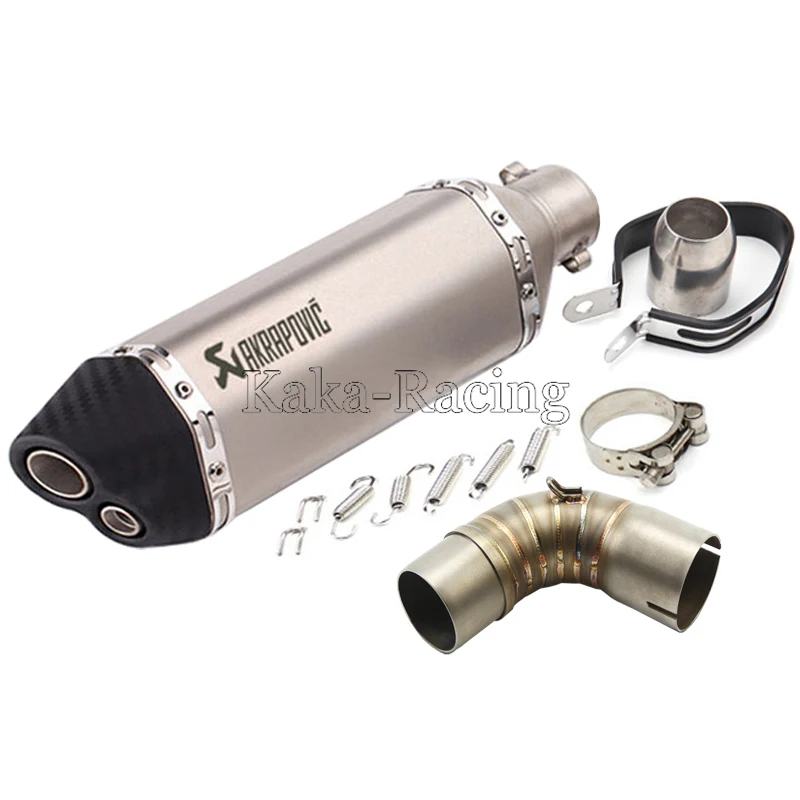 Мотоциклетное выхлопное соединение глушителя трубы средней длины с Akrapovic