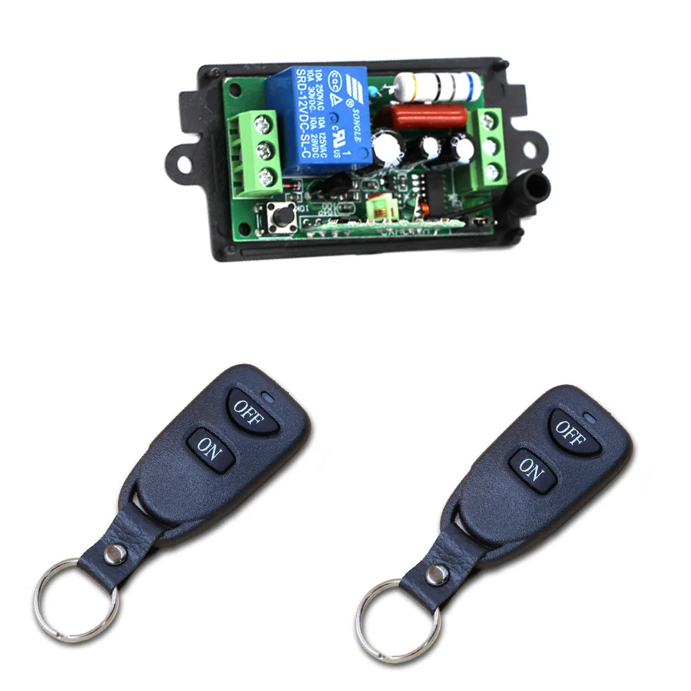 Free Shipping AC 110V 220V 10A Relay 1CH Wireless RF 2-Key Remote Switch 2 Transmitter+1 Receiver
Free Shipping AC 110V 220V 10A Relay 1CH Wireless RF 2-Key Remote Switch 2 Transmitter+1 Receiver