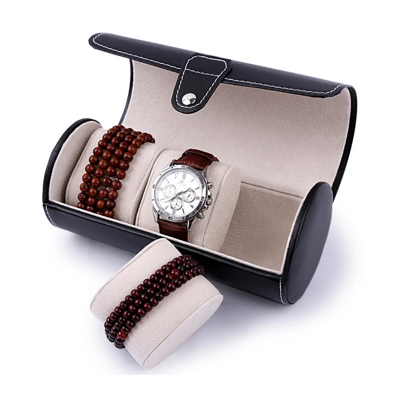 Fashion Luxury Watch Display Gift Box Case Roll 3 Slot Wristwatch Necklace Bracelet Jewelry PU Leather Box Storage Travel Pouch
Fashion Luxury Watch Display Gift Box Case Roll 3 Slot Wristwatch Necklace Bracelet Jewelry PU Leather Box Storage Travel Pouch