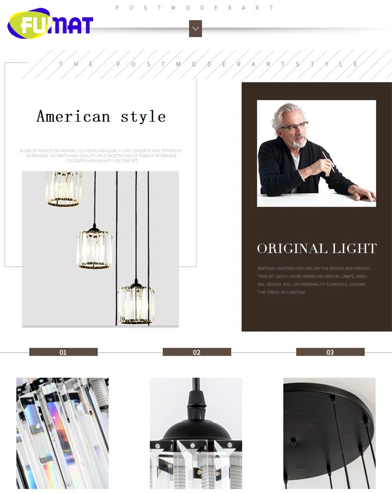 FUMAT Crystal K9 Stairs Rotation Ceiling Lamps Chandelier Lighting Hanging Lights LED Fixture American Modern Style Villa Stairs 88