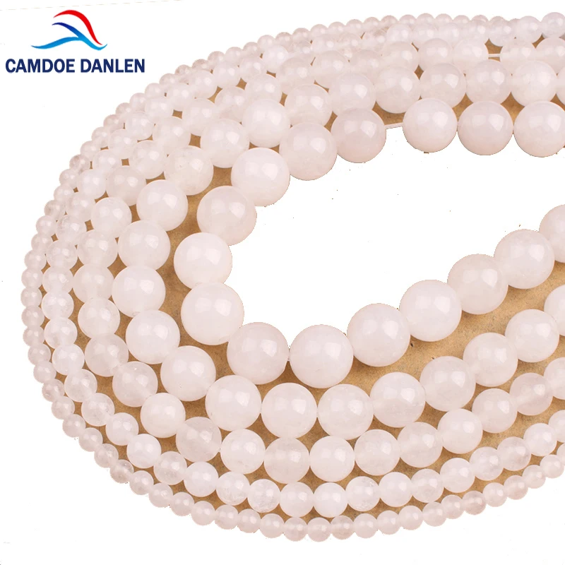 CAMDOE DANLEN Natural Crystal Beads White Round Loose beads 4 6 8 10 12mm Strand 15" Diy Bracelet Necklace beads Jewelry Making
CAMDOE DANLEN Natural Crystal Beads White Round Loose beads 4 6 8 10 12mm Strand 15" Diy Bracelet Necklace beads Jewelry Making