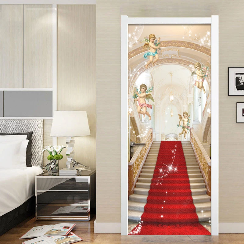 3D Wallpaper European Style Angel Stairs Door Sticker Living Room Hotel Luxury Background Wall Sticker PVC Waterproof 3 D Mural
3D Wallpaper European Style Angel Stairs Door Sticker Living Room Hotel Luxury Background Wall Sticker PVC Waterproof 3 D Mural