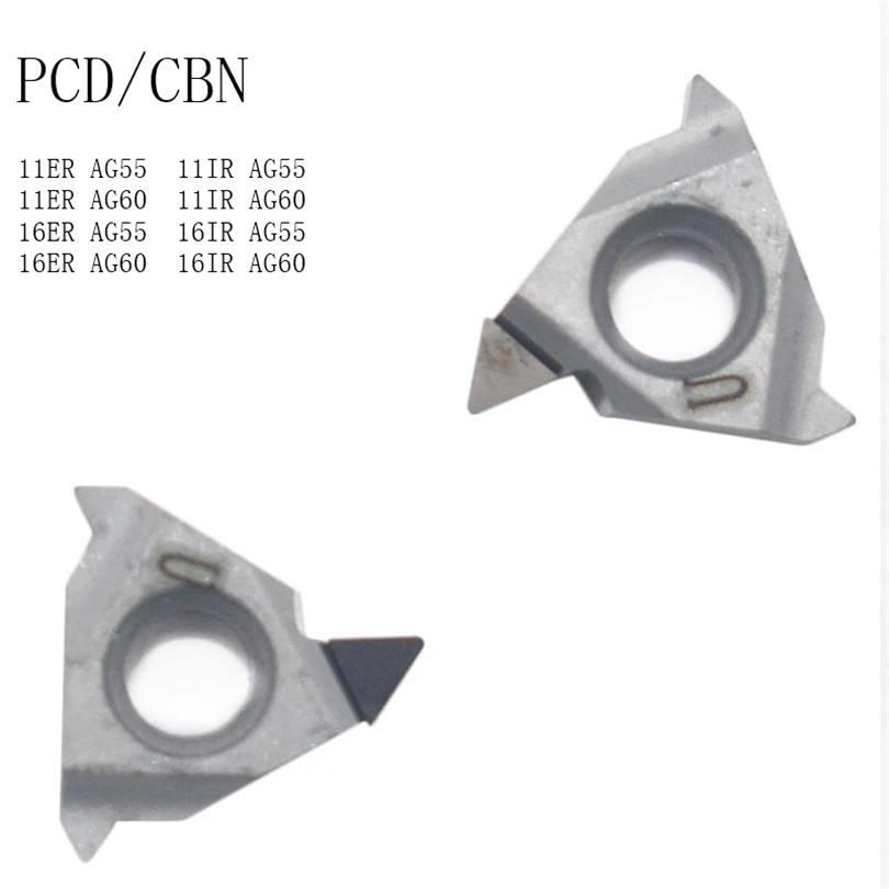 1Pc 11IR 16ER AG55 AG60 PCD CBN Diamond Inserts Blade Thread Turning Tool CNC Lathe Tools high quality machining tools
1Pc 11IR 16ER AG55 AG60 PCD CBN Diamond Inserts Blade Thread Turning Tool CNC Lathe Tools high quality machining tools