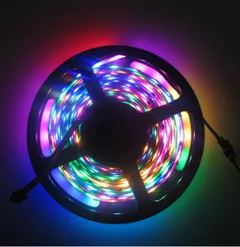 5M programmable NON-Waterproof WS2801 IC SMD 5050 Dream Full Color RGB LED Light Strip DC12V 36led/M 180Leds+SD card controller
5M programmable NON-Waterproof WS2801 IC SMD 5050 Dream Full Color RGB LED Light Strip DC12V 36led/M 180Leds+SD card controller