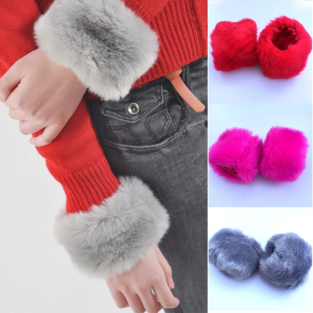 1 Pair Winter Warm Women Gloves Fashion Wristband Cuff Wrist Gloves Fabala Faux Fur Cute Winter Warm Gloves #2
1 Pair Winter Warm Women Gloves Fashion Wristband Cuff Wrist Gloves Fabala Faux Fur Cute Winter Warm Gloves #2