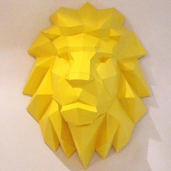 500X250mm 3D Foilding Paper Lion Head Papercraft Home Ornament Wall Deco Puzzles Educational DIY Toys Festival Gift For Children
500X250mm 3D Foilding Paper Lion Head Papercraft Home Ornament Wall Deco Puzzles Educational DIY Toys Festival Gift For Children