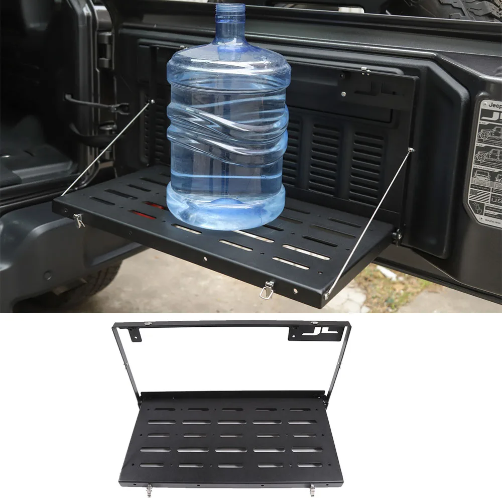 Metal Car Rear Racks For Jeep Wrangler JL 2018 Metal Car Tailgate Trunk Door Shelf Storage Rack For Jeep JL Wrangler Accessories
Metal Car Rear Racks For Jeep Wrangler JL 2018 Metal Car Tailgate Trunk Door Shelf Storage Rack For Jeep JL Wrangler Accessories