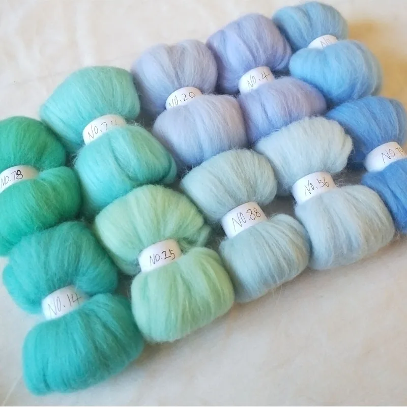 wfpfbec 10 Colors Wool Fibre Roving Sewing For Needle Felting Doll Needlework Raw Wool Crafts blue 10g 20g 50g merino wool
wfpfbec 10 Colors Wool Fibre Roving Sewing For Needle Felting Doll Needlework Raw Wool Crafts blue 10g 20g 50g merino wool