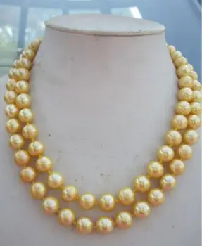 free shipping Noble jewelry amazing 10-11MM 100% Natural south seas yellow PEARL NECKLACE
free shipping Noble jewelry amazing 10-11MM 100% Natural south seas yellow PEARL NECKLACE