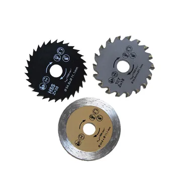 3pcs 54.8x11.1mm Mini Circular Saw Blades HSS TCT Diamond Cutter Blade for Metal Wood Granite Cutting
3pcs 54.8x11.1mm Mini Circular Saw Blades HSS TCT Diamond Cutter Blade for Metal Wood Granite Cutting