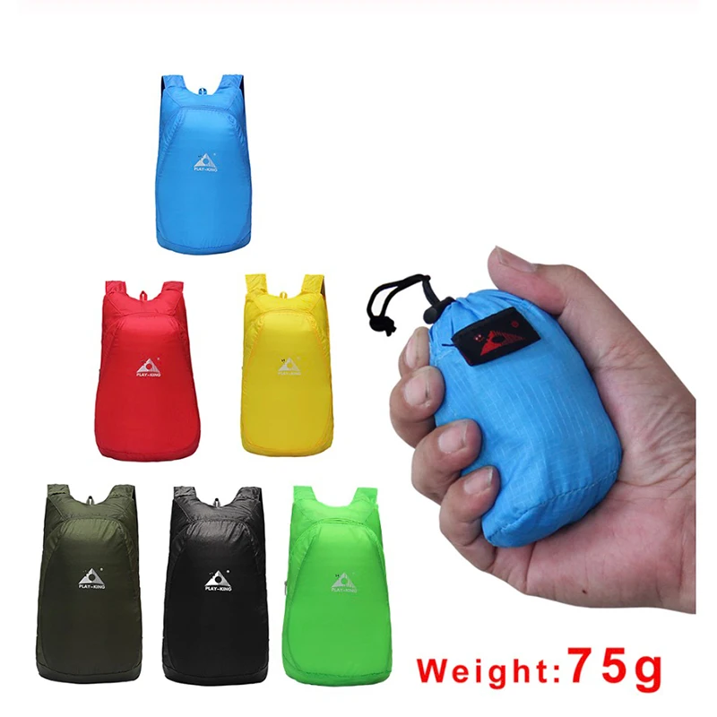 Pocket Backpack 20L Lightweight Packable Backpack Foldable Outdoor Camping Hiking Cycling Handy Travel Daypack Bag 75g Backpack
Pocket Backpack 20L Lightweight Packable Backpack Foldable Outdoor Camping Hiking Cycling Handy Travel Daypack Bag 75g Backpack