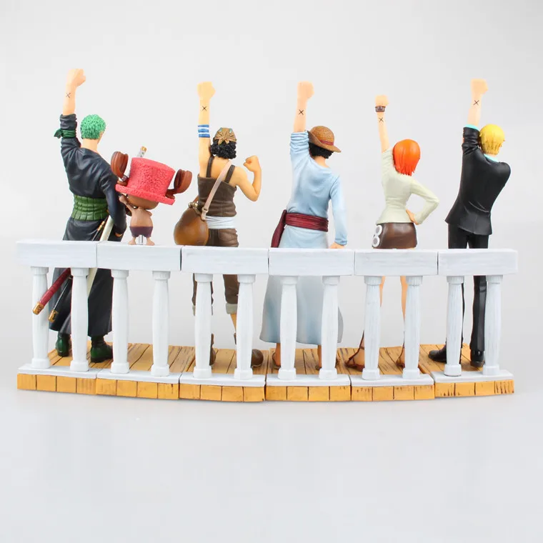 Anime One Piece 6PCS/SET DRAMATIC SHOWCASE 1st Season Luffy Zoro Nami Usopp Sanji Chopper PVC Action Figures Collectible Toys
Anime One Piece 6PCS/SET DRAMATIC SHOWCASE 1st Season Luffy Zoro Nami Usopp Sanji Chopper PVC Action Figures Collectible Toys