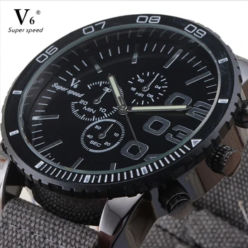 2016 New Fashion Men Male Outdoor V6 Sport Quartz Watches Stylish Canvas Strap Military Watch Best Gift Mens Wrist Watch Gift
2016 New Fashion Men Male Outdoor V6 Sport Quartz Watches Stylish Canvas Strap Military Watch Best Gift Mens Wrist Watch Gift