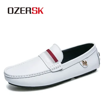 OZERSK Men Youth Casual Footwear Non-Slip Flats Sneakers Black/Brown/White Fashion Shoes For Men Slip On Leather Casual Shoes
OZERSK Men Youth Casual Footwear Non-Slip Flats Sneakers Black/Brown/White Fashion Shoes For Men Slip On Leather Casual Shoes