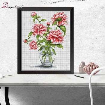 RUYISHIJIA Embroidery,Paintings,Needlework,Cross stitch kits,Flower,rose,DIY Cross-stitch,thread embroidery
RUYISHIJIA Embroidery,Paintings,Needlework,Cross stitch kits,Flower,rose,DIY Cross-stitch,thread embroidery