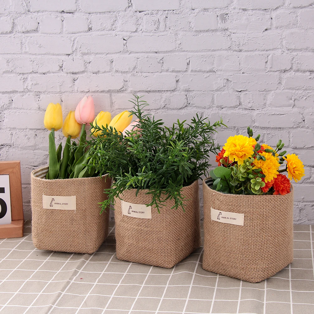 1PC New Living Room Storage Sack Cloth Bags Hanging Grocery Clothes Flowers Housing Basket Jute Pouch Sundries Organizer Basket
1PC New Living Room Storage Sack Cloth Bags Hanging Grocery Clothes Flowers Housing Basket Jute Pouch Sundries Organizer Basket