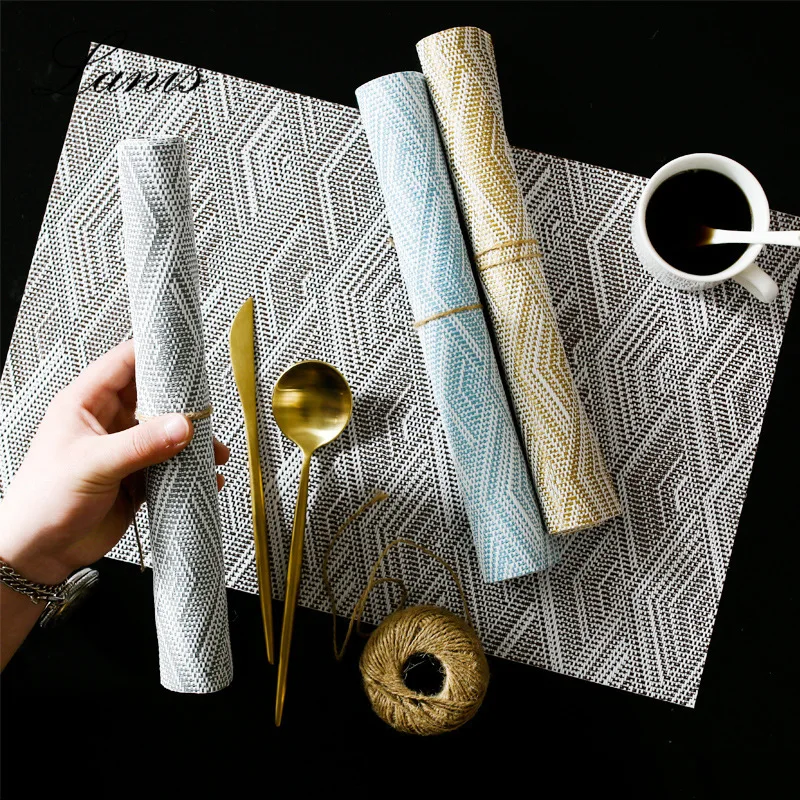 Nordic 3D Wave Jacquard Western Food Cushion Teslin PVC Creative Slip-proof Western Restaurant Table and Plate Cushion
Nordic 3D Wave Jacquard Western Food Cushion Teslin PVC Creative Slip-proof Western Restaurant Table and Plate Cushion