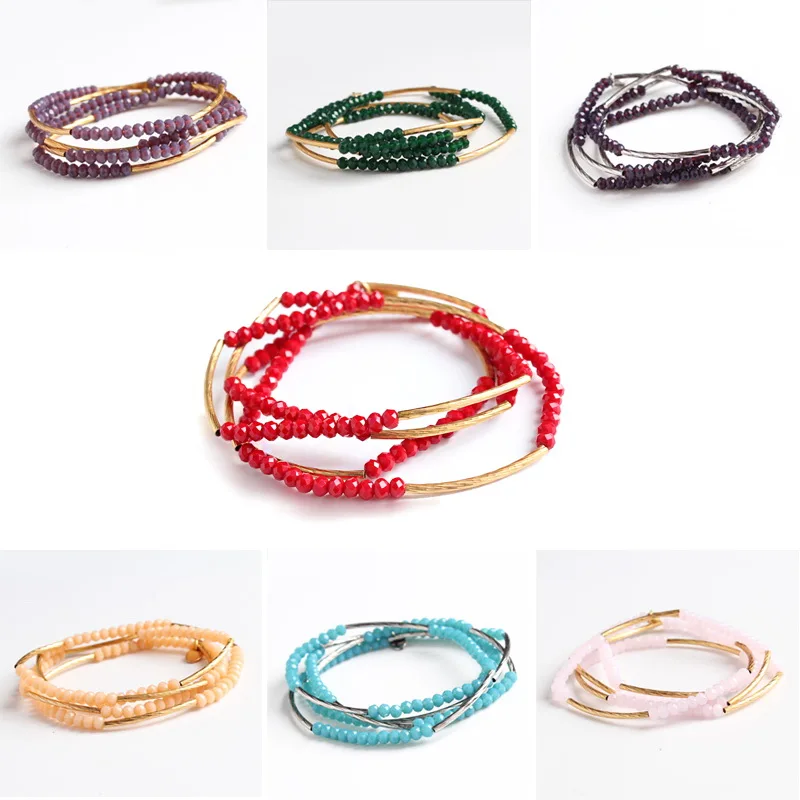 Multiple Acrylic Beads Strand Bracelet Red Blue Green Pink Orange Purple 7 Colors Imitation Crystal Beaded Bracelet
Multiple Acrylic Beads Strand Bracelet Red Blue Green Pink Orange Purple 7 Colors Imitation Crystal Beaded Bracelet