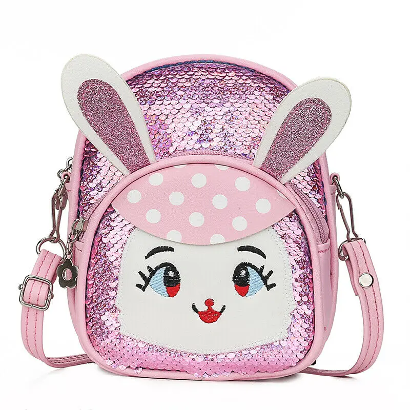 Cute baby sequins school bag cartoon animal bunny girl backpack fashion flash mini shoulder bag
Cute baby sequins school bag cartoon animal bunny girl backpack fashion flash mini shoulder bag